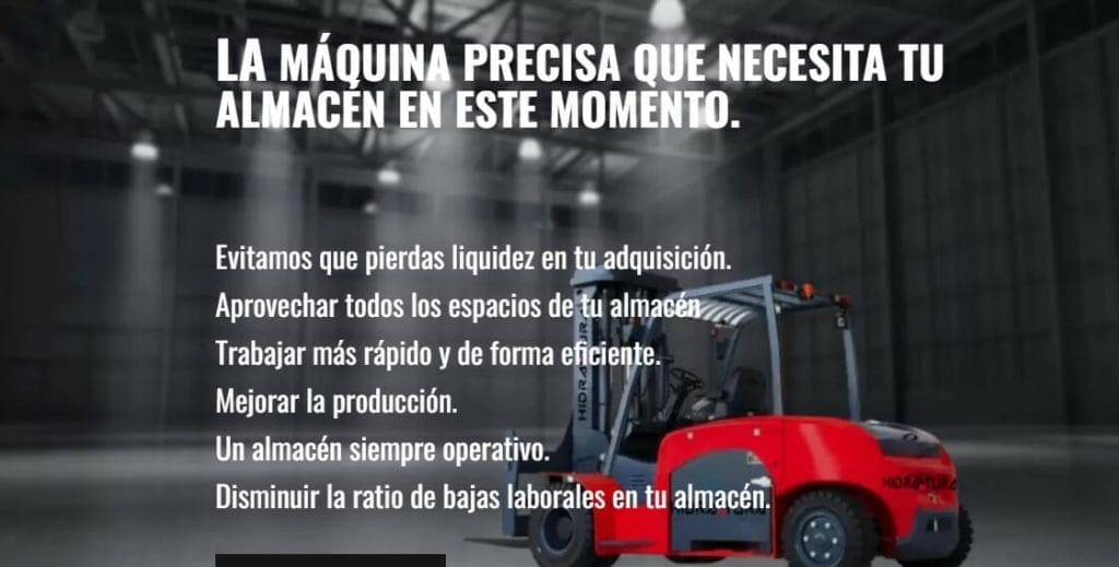 maquinaria de almacén