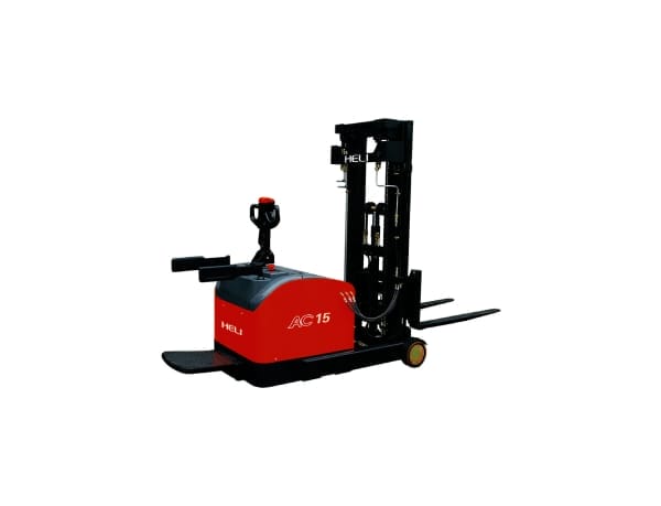 apilador eléctrico con mástil retráctil