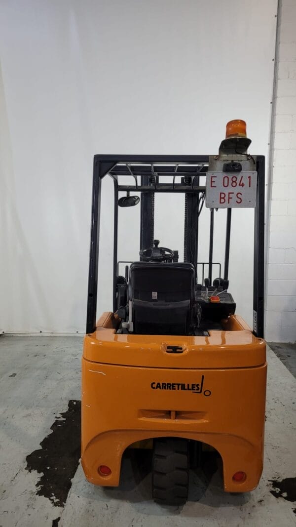 CARRETILLA JUNGHEINRICH AMARILLA-NARANJA Y NEGRO MATRICULADA