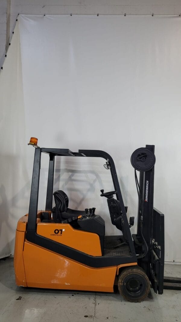 CARRETILLA JUNGHEINRICH AMARILLA-NARANJA Y NEGRO